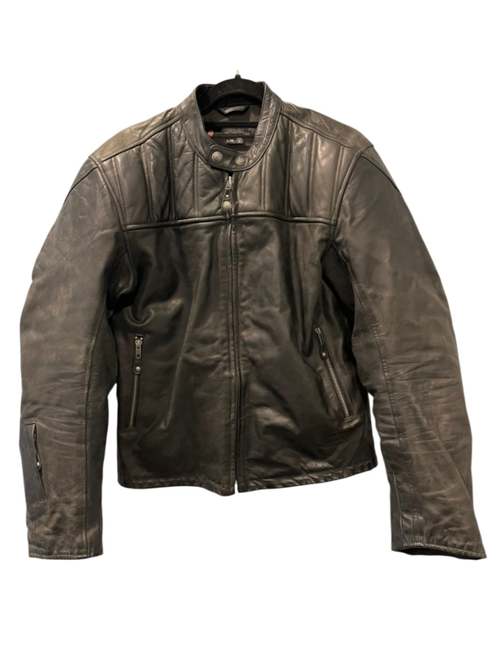 Roland Sands Design Enzo Leather Armored Motorcycle Jacket M Mens Medium RSD